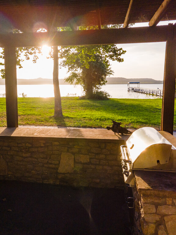 BBQ Grill on the North End of PK looking toward the Westside